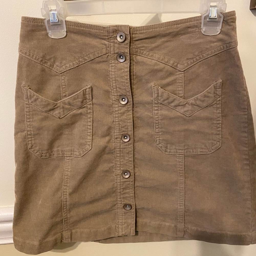 Corduroy Skirt